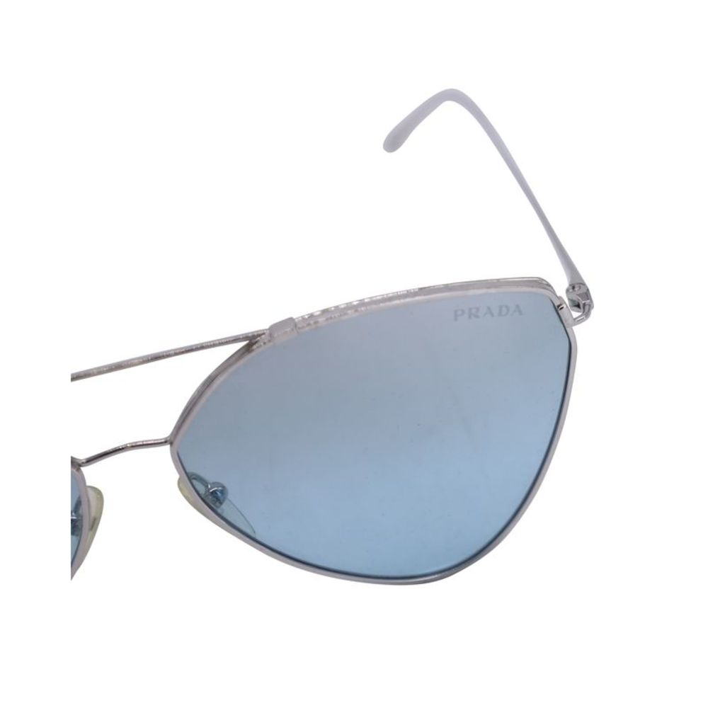 Prada Aviator Tinted Sunglasses in Silver Metal - Picture 6 of 7